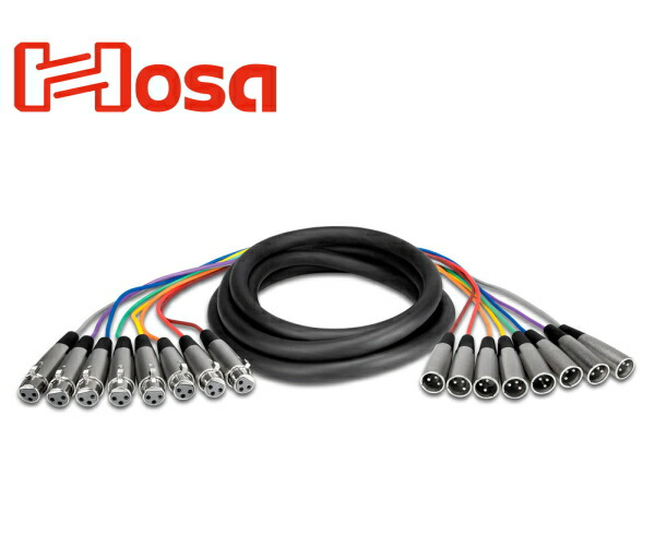 HOSA／XLRキャノンメス-XLRキャノンオス マルチケーブル　XLR-803-807（XLRメス-XLRオス）