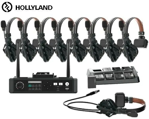 HOLLYLAND（ホーリーランド）Solidcom C1 Pro-Hub 8S　ワイヤレスインカムハブベースシステム（ノイズキャンセリング機能付/9人用）