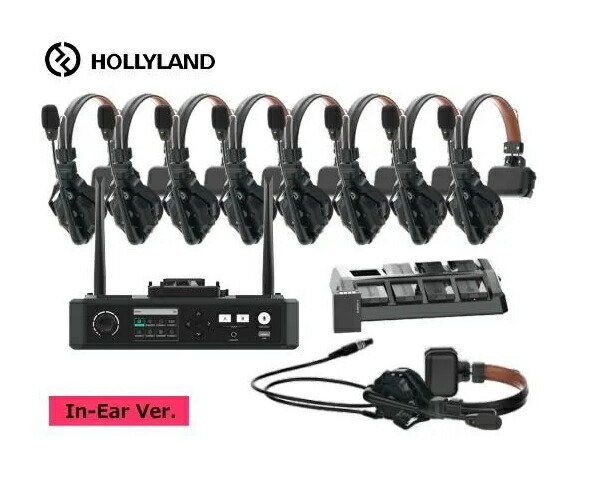【In-Earバージョン】HOLLYLAND（ホーリーランド）Solidcom C1 Pro-Hub 8S（9人用）HL-Solidcom C1 Pro-8S/In-Ear ver