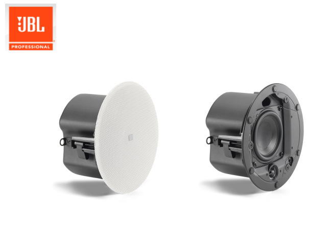 【JBL PROFESSIONAL】Control 414CT-Micro Plus 天井埋込用同軸2-Wayフルレンジ（LP、高出力）スピーカー（2本1組）ドライバー・4インチ