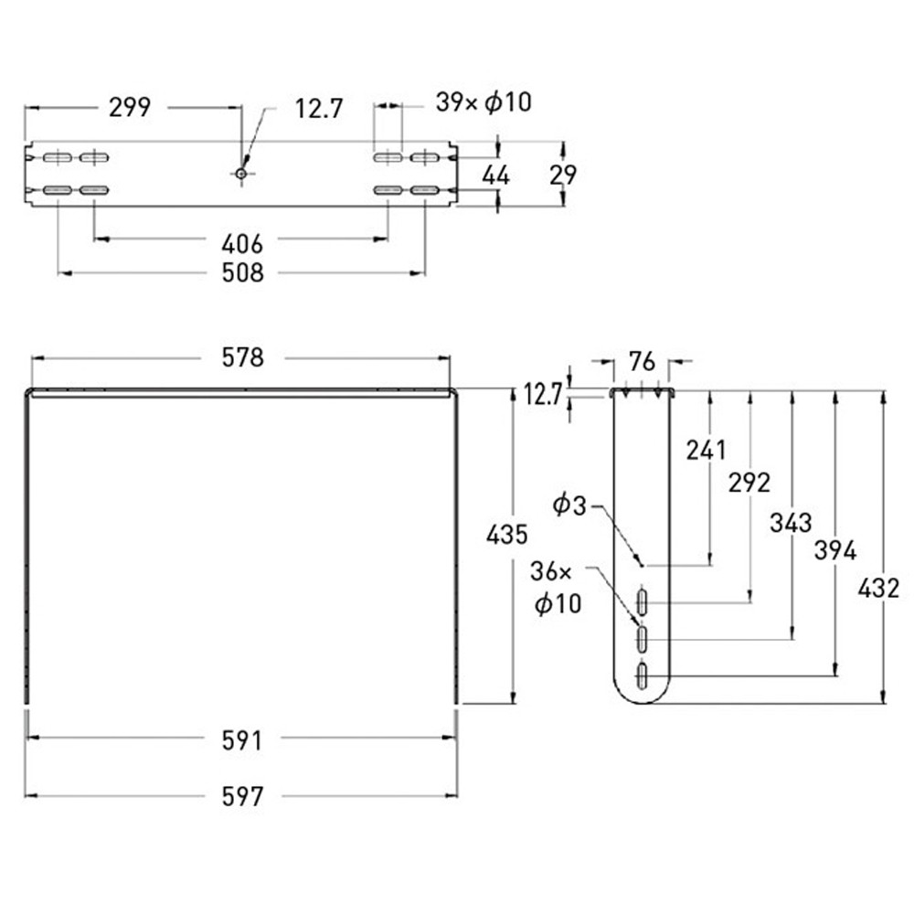 【JBL PROFESSIONAL】MTC-210UB（Control SB2210用U字金具）（黒or白）