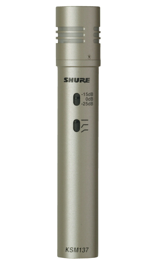【SHURE/シュアー(正規輸入品)】KSM137/SL-X 楽器用コンデンサー・マイクロホン|RIZING 店