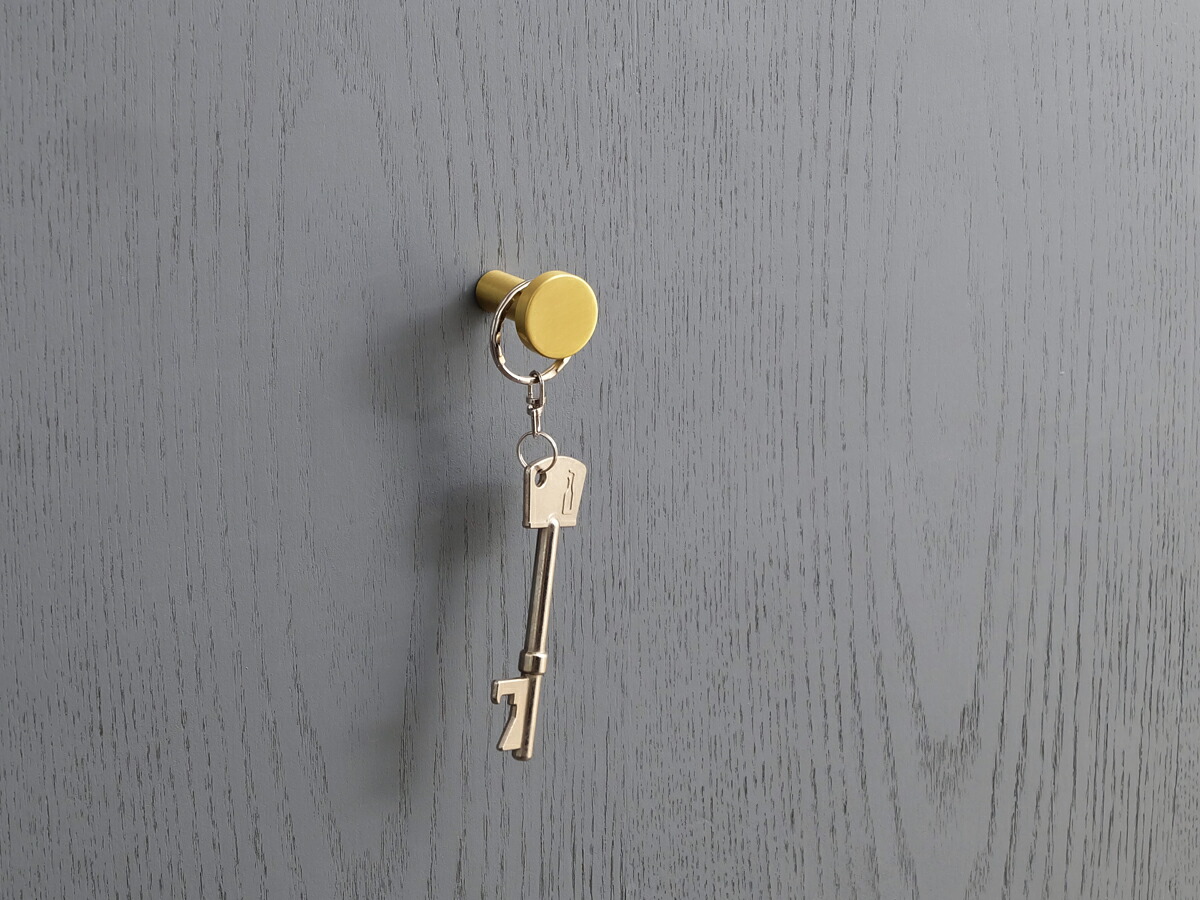 【楽天市場】Knob ノブ ウォールフック BRASS WALL HOOK / 全4種 ウォールハンガー 小物ハンガー 帽子掛け コート掛け
