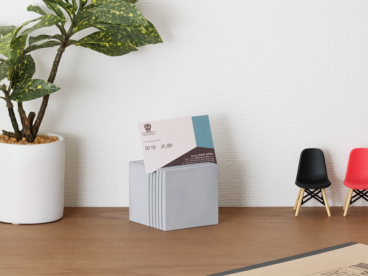 Cement Card Stand