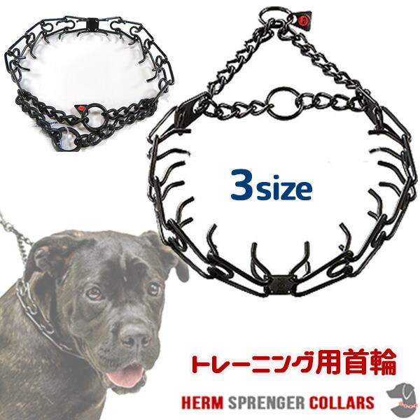 【1位】 【ゆうパケット相応う】ハームスプレンガー 飼い犬 形づくる スパイク色合い ＦＲＧ製 スパイク色合い スパイクチェーン店 犬 形づくる用 首飾り 3大きさ 大型犬 中型犬 読み合わせる用チェーン店 しつけ 愛玩動物備品 犬具 金属元素製 HS Herm Sprenger Training Collar