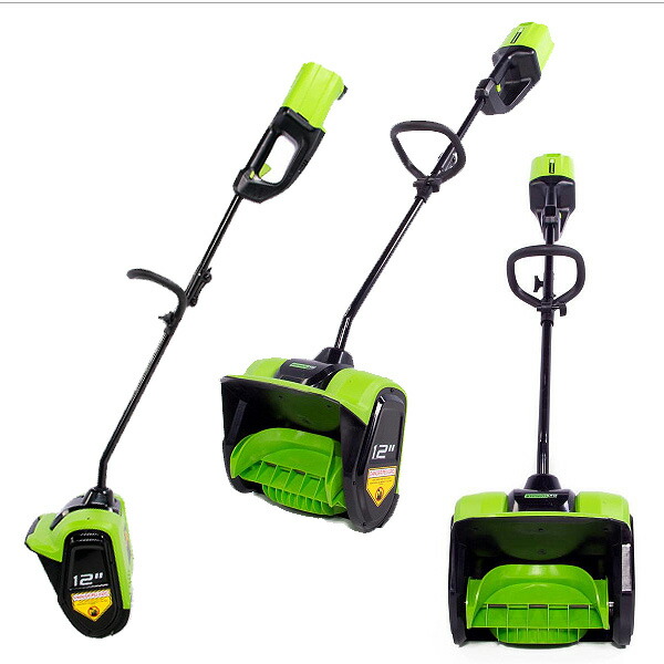 【楽天市場】【在庫有り】【電動除雪機】GreenWorks PRO コードレス 電動 スノーショベル ECO 強力 電動除雪機 除雪機 家庭用