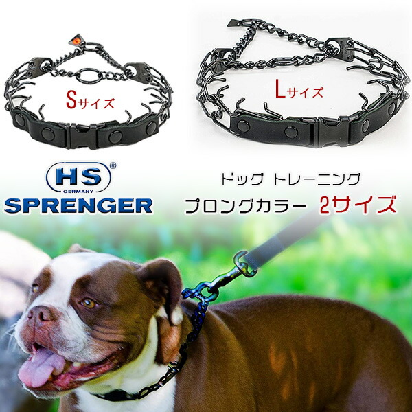 【1位】 【店卸し資産有り】【ゆうパケット相応う】ハームスプレンガー 飼い犬 形づくる プロングカラー S大きさ L大きさ スパイク色合い スパイクチェーン店 犬 形づくる用 首飾り 読み合わせる用チェーン店 しつけ 愛玩動物備品 犬具 金属元素製 Herm Sprenger Dog Training Prong Collar