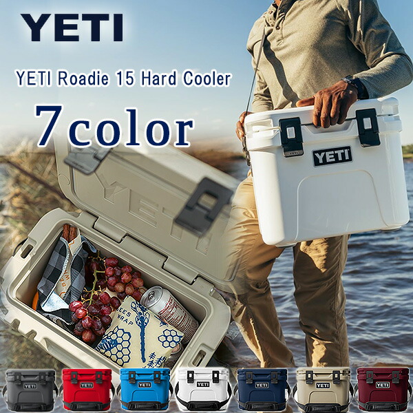 【お取り寄せ】【YETI】イエティ ローディー 15 捉え所のない空調設備 パウダーコンパクト 空調設備ボックス席 ストラップ付き添い人 保冷 難民キャンプ設備 アウトドア 魚釣り 難民キャンプ 丸焼き 余暇 砂浜 YETI Roadie 15 Hard Cooler