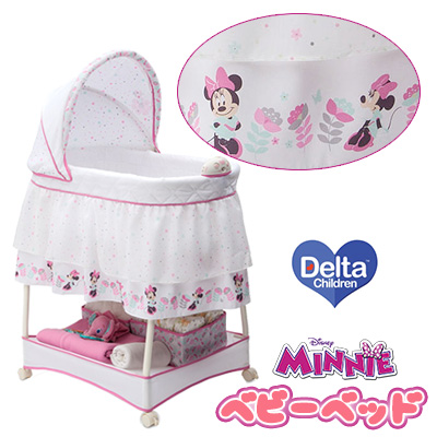 minnie mouse gliding bassinet
