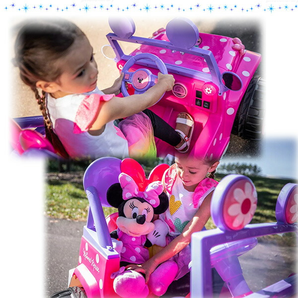 お取り寄せ 電動乗用トイ キッドトラックス ウォルトディズニー ミニー廿日鼠 お花 力強さ 4x4 電動乗用玩具 玩物 電動乗用玩具 列車 乗物 6v お外遊 室内遊び Kid Trax Minnie Mouse S Flower Power 4x4 Cannes Encheres Com