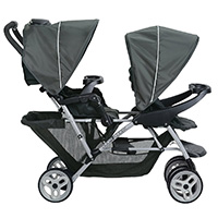 click and connect double stroller
