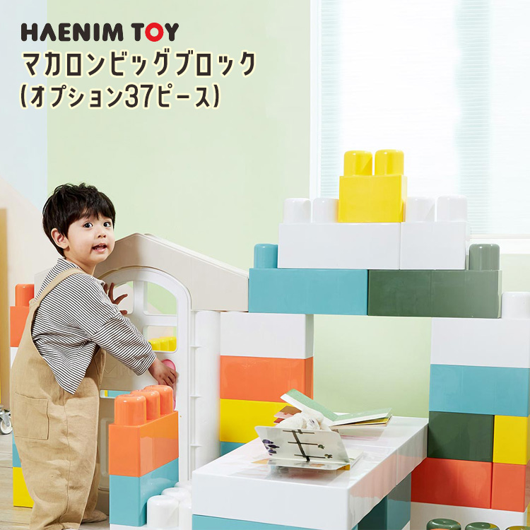 楽天市場 Haenim Toy マカロン ビッグ ブロック 37ピース オプションセット 積み木 大きい カラフル カラーブロック おもちゃ オモチャ パズル 知育玩具 お家 プレイハウス ドア付 ハウス キッズハウス おしゃれ 屋内 室内 韓国 子供 遊具 r Baby 1号店