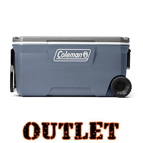 【楽天市場】【アウトレットA】【Coleman】コールマン 316シリーズ ハード クーラー 62QT 容量約60L 《レイクサイドブルー》  キャスター付き クーラーボックス キャンプ バーベキュー 保冷 大容量 大型 アウトドア キャンプ 釣り Coleman 316 Series 62  ...