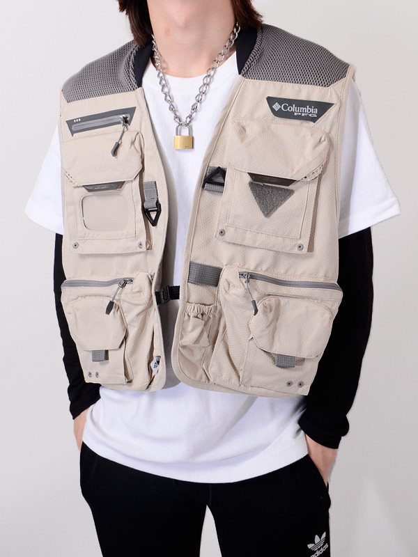 Columbia コロンビア ベスト レディース メンズ ユニセックス グラミチ 春夏 カンゴール 大きいサイズ Portage Henrys Fork V Vest ヘンリーズフォーク フィッシングベスト フィッシャーマンベスト 海 川 湖 釣り アウトドア キャンプ 登山 フェス 作業服 Fe1441 夏休み