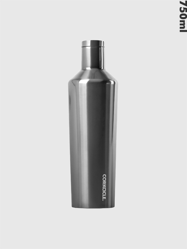 Corkcicle コークシクル タンブラー 750 Canteen 水筒 キャンティーン ステンレスボトル マグボトル おしゃれ かわいい メンズ レディース 25oz Bpa フリー Metallic Canteen 保冷 保温 滑り止め付き スポーツ キャンプ 仕事 25egm 夏休み ギフト プレゼント ラッピング