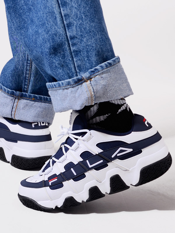 楽天市場 Fila フィラ スニーカー 厚底 メンズ レディース ユニセックス ダッドシューズ ダッドスニーカー Barricade Xt 97 Uni Up Root バリケード ネイビー ホワイト 厚底スニーカー 靴 ストリート ダンス Uss013 125 F04 1054 ホワイトデー ギフト プレゼント