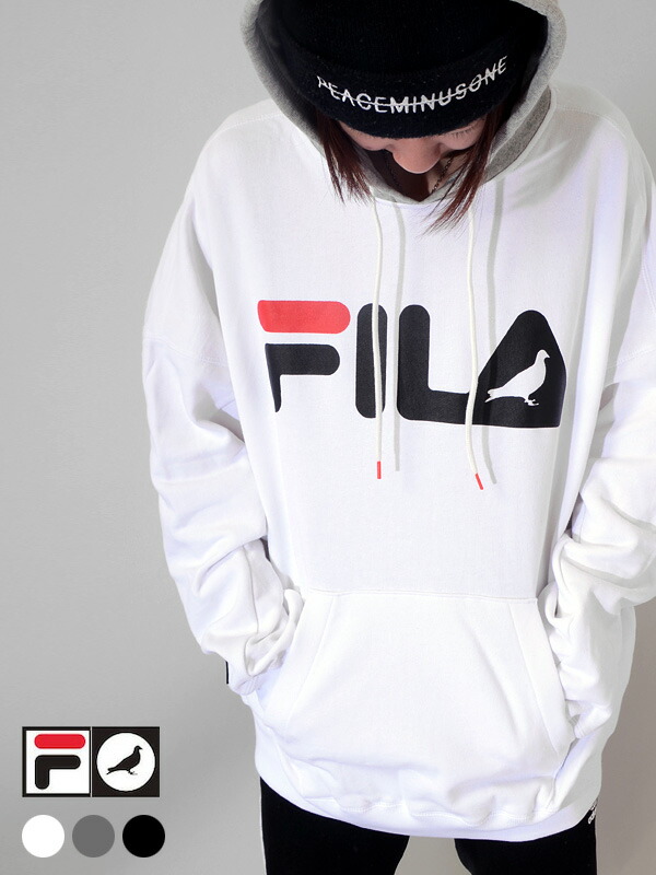 楽天市場 Fila Heritage フィラ ヘリテージ パーカー メンズ レディース カップル ユニセックス 大きいサイズ ビッグシルエット ブランド Staple ステープル コラボ コラボレーション ロゴ 鳩 Pigeon プルパーカー スウェット 裏毛 Fm90 クリスマス ギフト プレゼント