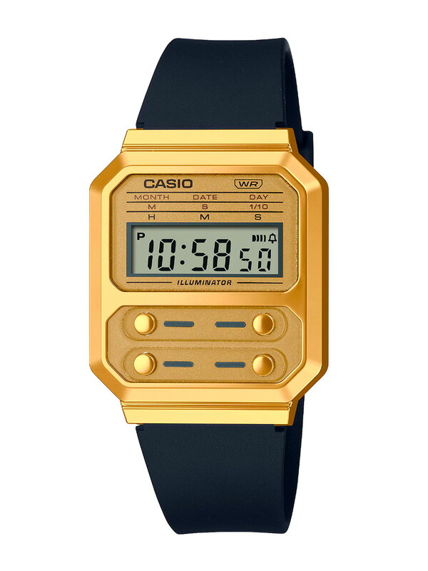 新品未使用　チープカシオ　A120WEG-9 ゴールド 楽天市場】CASIO 腕時計 カシオ 時計 ウォッチ CASIO カシオ