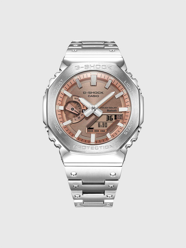 G-SHOCK Gショック ソーラー 時計 腕時計 FULL METAL 2100 Series 時計 メンズ レディース おしゃれ シンプル カシオ ジーショック フルメタ CASIO WATCHES タフソーラー ソーラー充電 Bluetooth モバイルリンク機能 GM-B2100AD-5AJF 52,800円