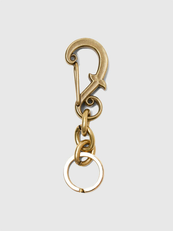 INCEPTION インセプション カラビナ キーホルダー ブランド おしゃれ かっこいい シンプル おしゃれ F-HOLE CARABINER KEY HOLDER BRASS 財布 鍵 キーケース ポーチ 真鍮 ブラス キーリング Fホール オリジナル オーパス OPUS IPK-02 母の日 ギフト プレゼント画像