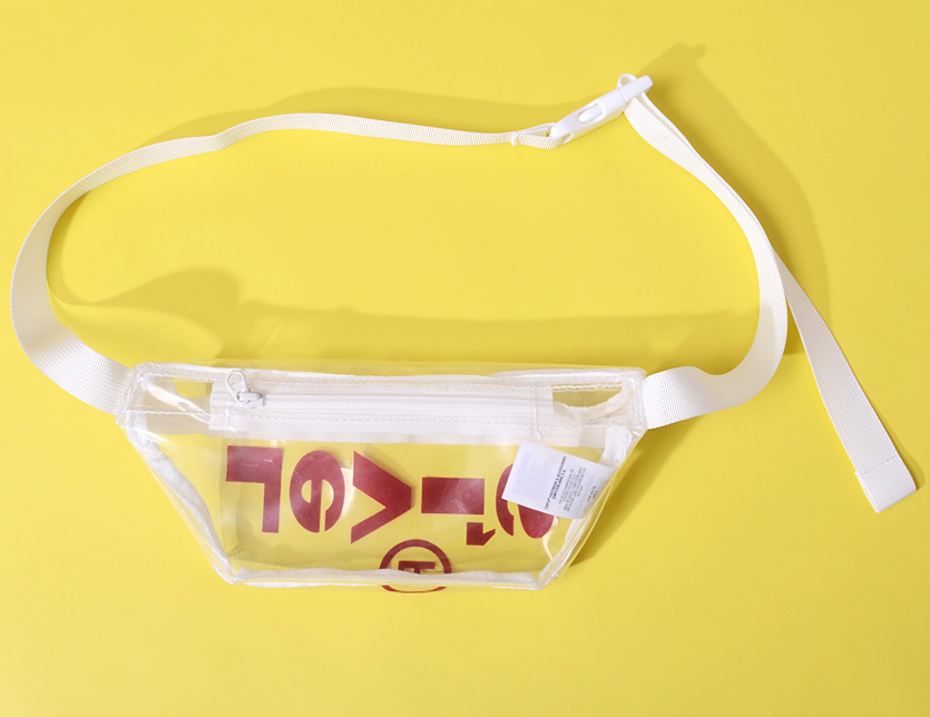 levis clear fanny pack