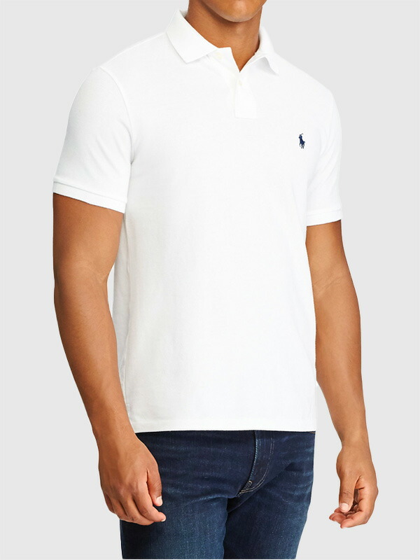ポロ ラルフローレン 鹿の子 トップス Fit Slim 半袖 ロゴ Fit メンズ フィット Ralph ポロ ラルフローレン スリム ポロシャツです Polo Laurenからmen Sの定番 半袖 刺繍 Ralph 送料無料 Polo カスタム フィット 鹿の子 Custom Lauren ポロシャツ ポロシャツ