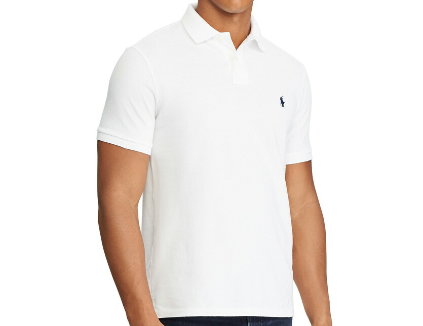 ポロ ラルフローレン 鹿の子 トップス Fit Slim 半袖 ロゴ Fit メンズ フィット Ralph ポロ ラルフローレン スリム ポロシャツです Polo Laurenからmen Sの定番 半袖 刺繍 Ralph 送料無料 Polo カスタム フィット 鹿の子 Custom Lauren ポロシャツ ポロシャツ