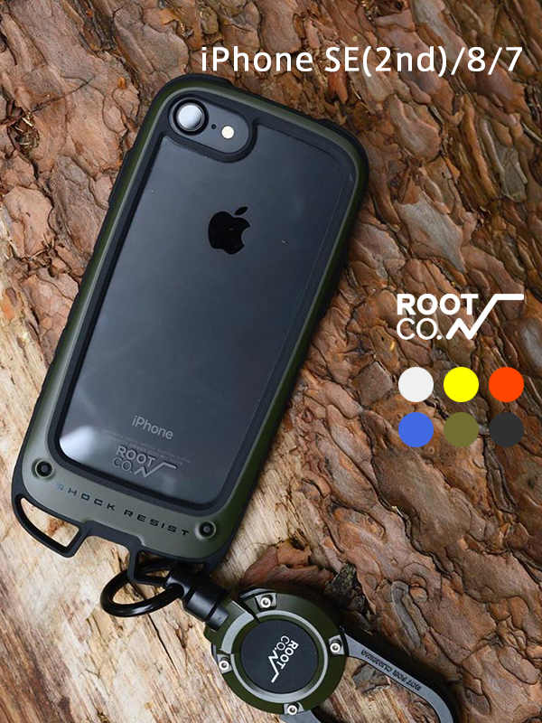 楽天市場 8 7 Se2 Root Co ルートコー スマホケース Se 第2世代 Iphone8 Iphone7 ケース おしゃれ アイフォン Gravity Shock Resist Case Hold アウトドア キャンプ 登山 ミリタリー Shock Resist 耐衝撃 クリア 透明 バンパータイプ Gsh 7 夏休み ギフト プレゼント