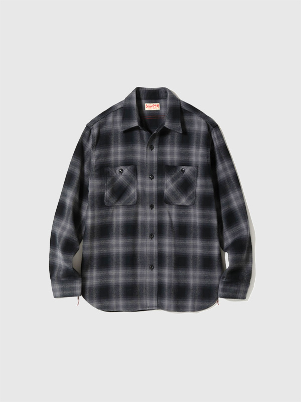 SUGAR CANE 長袖シャツ ブラック/グレーチェック Lサイズ 楽天市場】SUGAR CANE シュガーケーン シャツ 長袖 メンズ