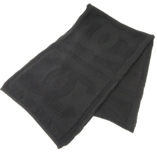 Chanel マフラー シャネル マフラー スカーフ Chanel 本物 デカココマーク その他 マフラー 送料無料 ウール 極美品 ｈｙｂｒｉｄ ブラック シャネル マフラー レディース 中古