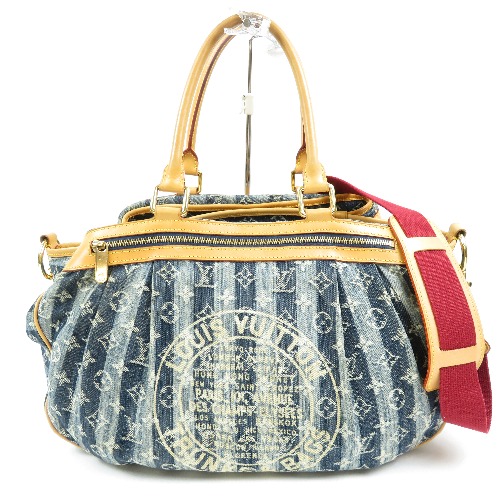 予約販売品 本物 綺麗 Louis Vuitton ルイヴィトン カバレイエgm 2way モノグラムデニム ショルダーバッグ モノグラムデニム ブルー レディース 内祝い Nuvobliss Com