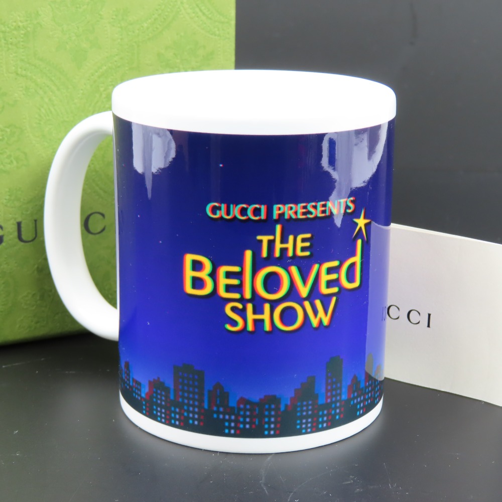 GUCCI - 【新品未使用】グッチGUCCI デコール スターアイ マグカップ(蓋付き) 新品未使用】グッチGUCCI デコール スターアイ マグカップ(蓋付き)