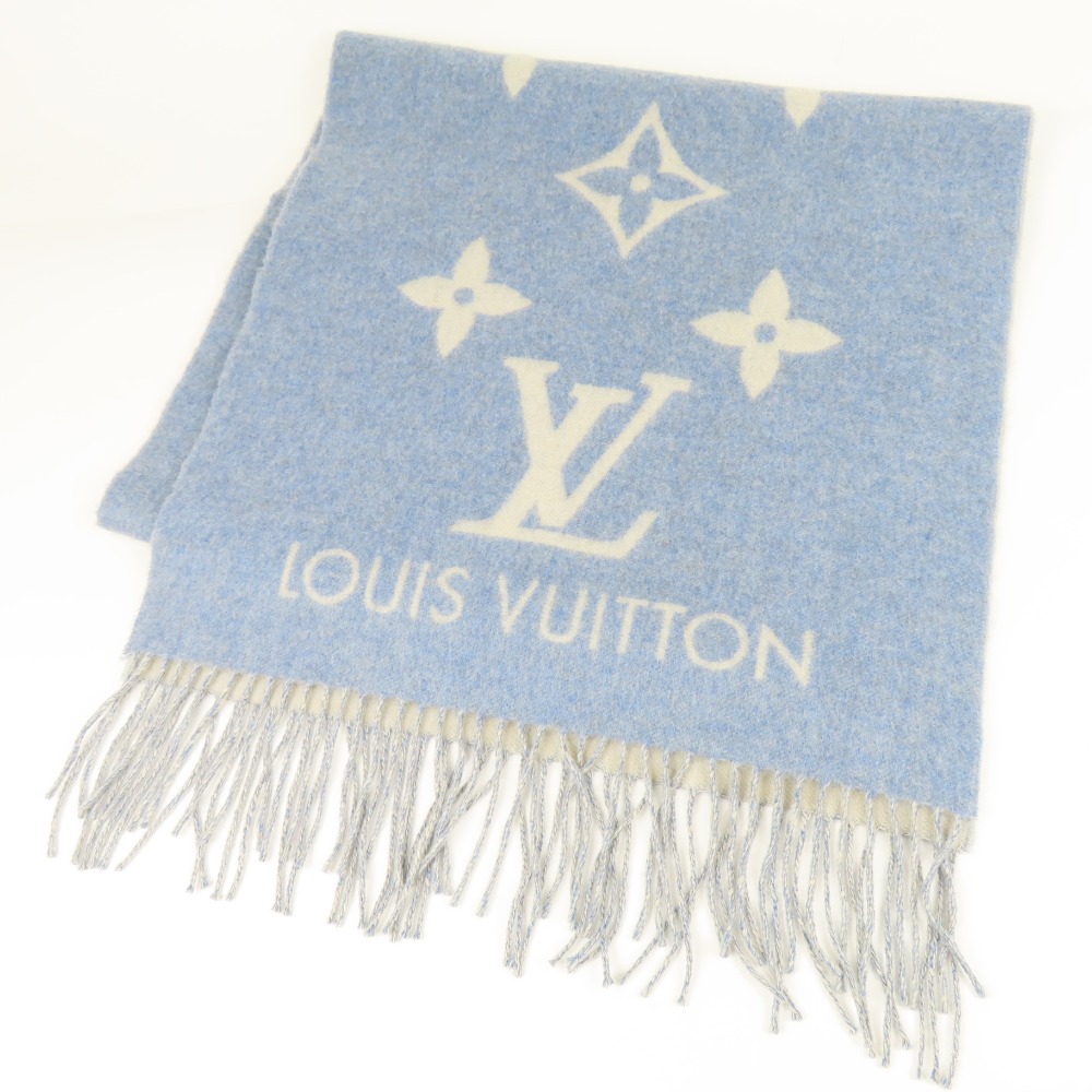 極美品　 ルイ・ヴィトン　ネメス　カシミヤ100％マフラー　希少　M70159 LOUIS VUITTON - 【本物保証】 新品同様 ルイヴィトン LOUIS