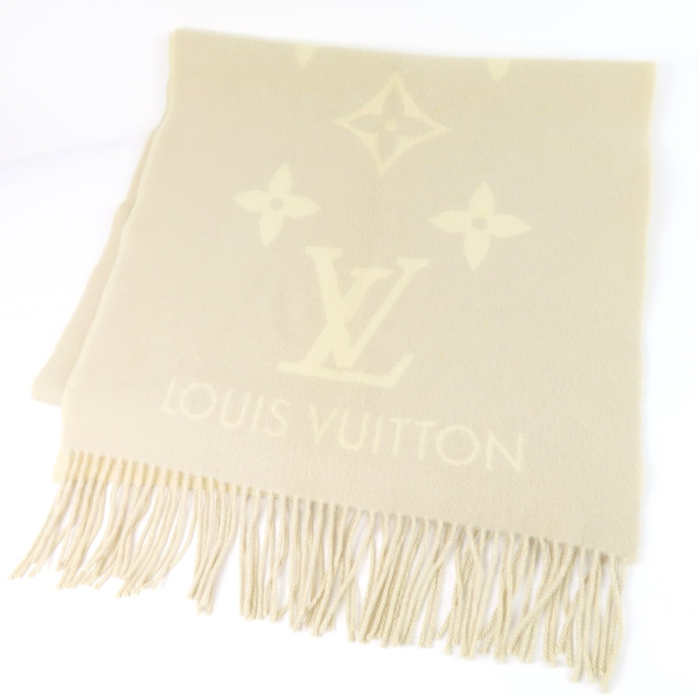 LOUISVUITTON＊カシミヤ ストール エシャルプ ジェラム＊アイボリー 楽天市場】新品同様 ルイヴィトン マフラー エシャルプ ポリアナ