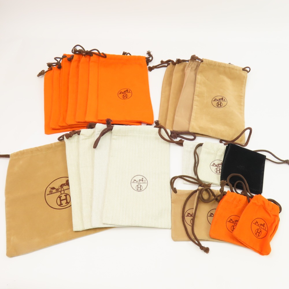 良品　HERMES 保存袋　巾着袋　バッグ用 楽天市場】エルメス 巾着 保存袋 ダストバッグ バッグ用 5点