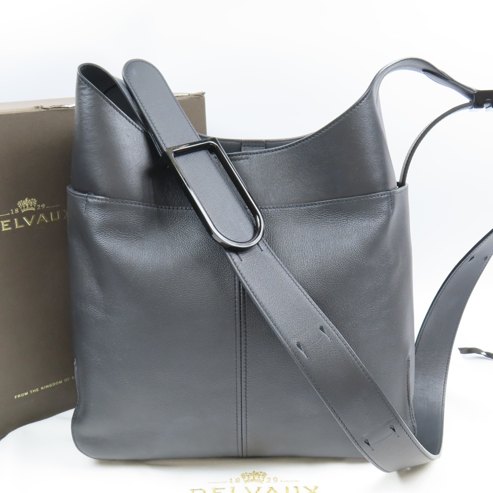 デルヴォー　So cool 2 way トートバッグ DELVAUX - DELVAUX So Cool MM 2way トートバッグ D金具 レザー