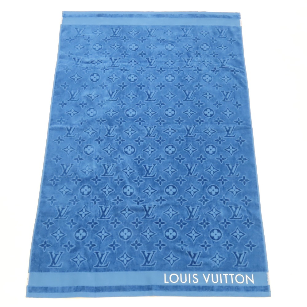 未使用◎ルイヴィトン モノグラム ビーチタオル　ブルー 楽天市場】LOUIS VUITTON ルイヴィトン モノグラム TRUNKS＆BAGS