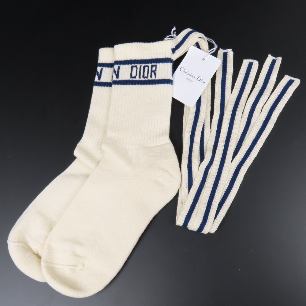 837 【未使用】 ブランド メンズ靴下 計15点 Dior ディオール calvinklein カルバンクライン等 サイズ25 Christian Diorクリスチャンディオール『オブリーク