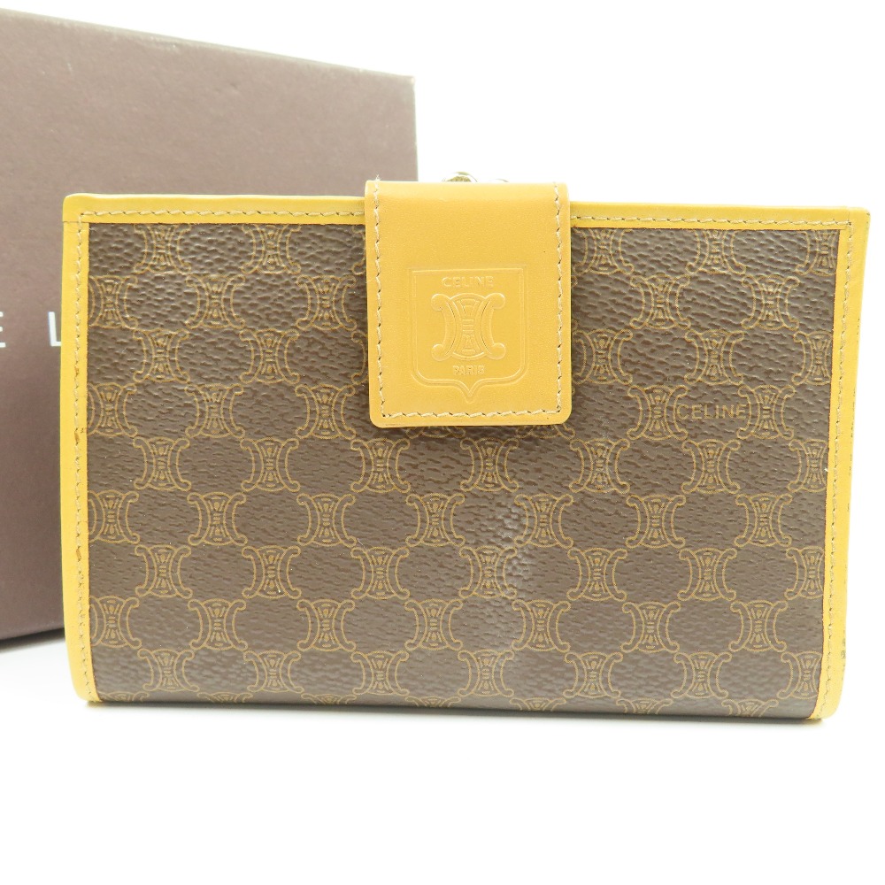 楽天市場】セリーヌ CELINE 二つ折り財布 がま口 小銭入れ マカダム
