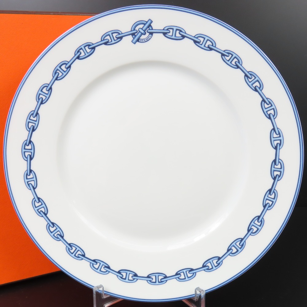 楽天市場】エルメス Hermes ブルーダイユール ディナープレート 26.5cm