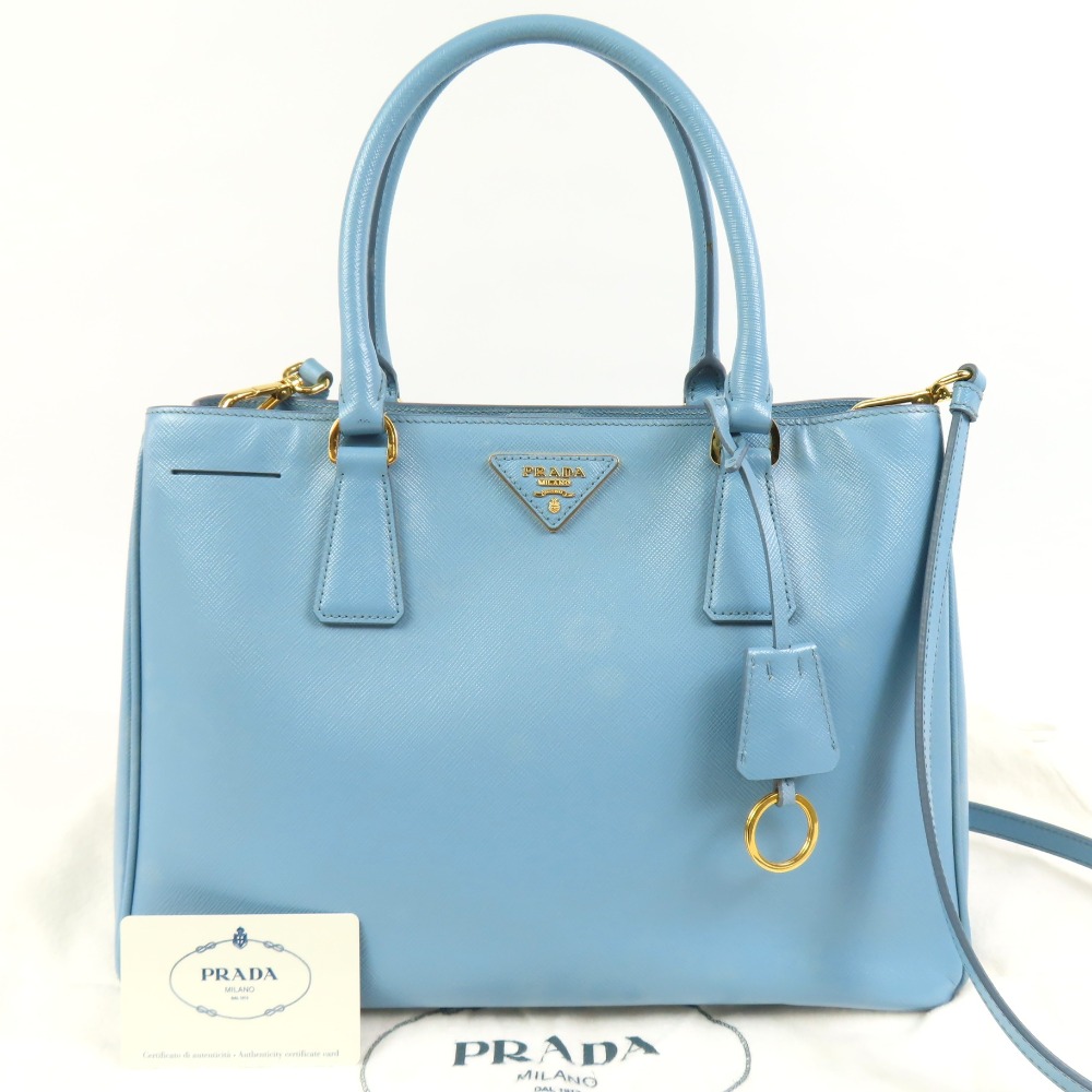 楽天市場】【美品】プラダ 【PRADA】ガレリアバッグ ミニ ピンク