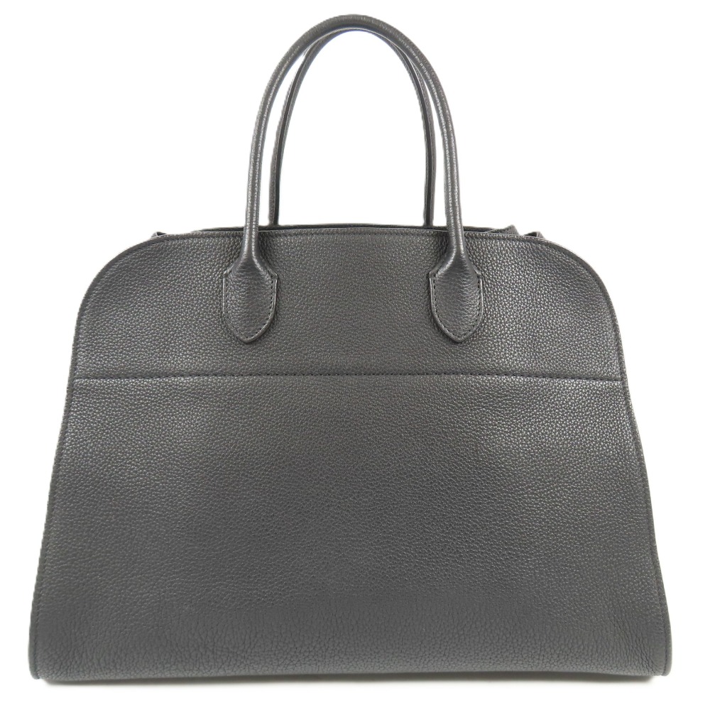 ザロウ ソフトマルゴー15 Soft Margaux ハンドバッグ カーフ ブラック レディース【中古】極美品 本物 THE ROW|Hybrid