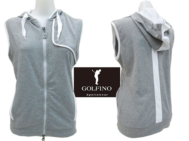 豊富な商品から 楽天市場】GOLFINO/ゴルフィーノ レディースジップアップベスト ベスト+ジレ