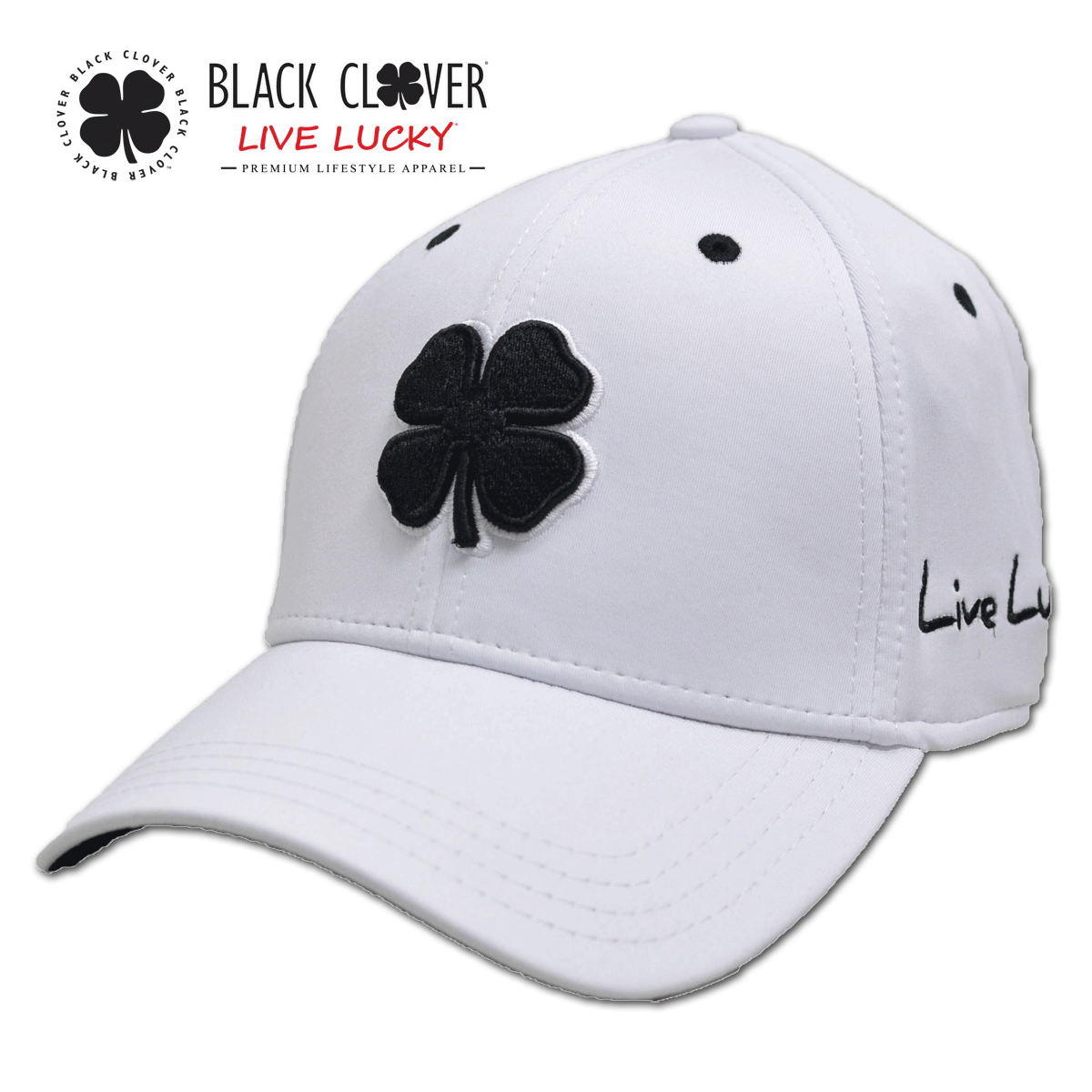 楽天市場 ブラッククローバー キャップ帽子 メンズ 白 Premiumclover01 あす楽 送料無料 ゴルフウェア Golf ゴルフ Black Clover ゴルフ キャップ 帽子 Premium Clover 01 かっこいい おしゃれ 新作 高級 レア 父の日 ｒｏｕｎｄ ｏｖｅｒ