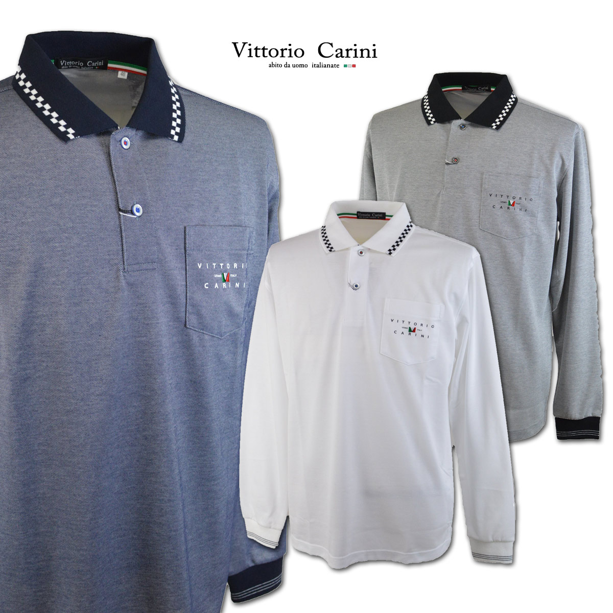 カリーニ 長袖ポロシャツ メンズ 春夏用 白 紺 黒 M L Ll 3230 30 あす楽 送料無料 Carini 長袖 ポロシャツ ポロ 旅行 ウェア かっこいい おしゃれ ギフト プレゼント 高級 大きいサイズ アウトレット セール Sale 父の日 Highsoftsistemas Com Br
