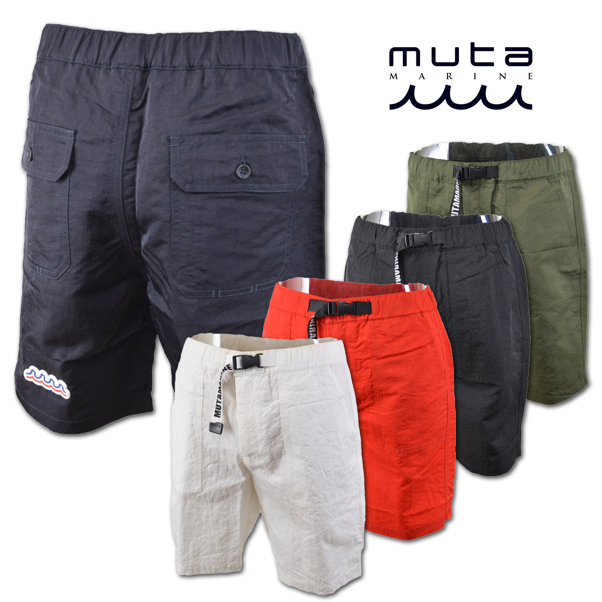海外正規品 Muta パンツ ショートメンズ 春夏用 紺 白 赤 黒 カーキ M L Ll Mmbc Br あす楽 ムータ パンツ 短パン かっこいい ゴルフ Golf ギフト プレゼント 大きいサイズ W 手数料安い Www Formebikes Co Uk