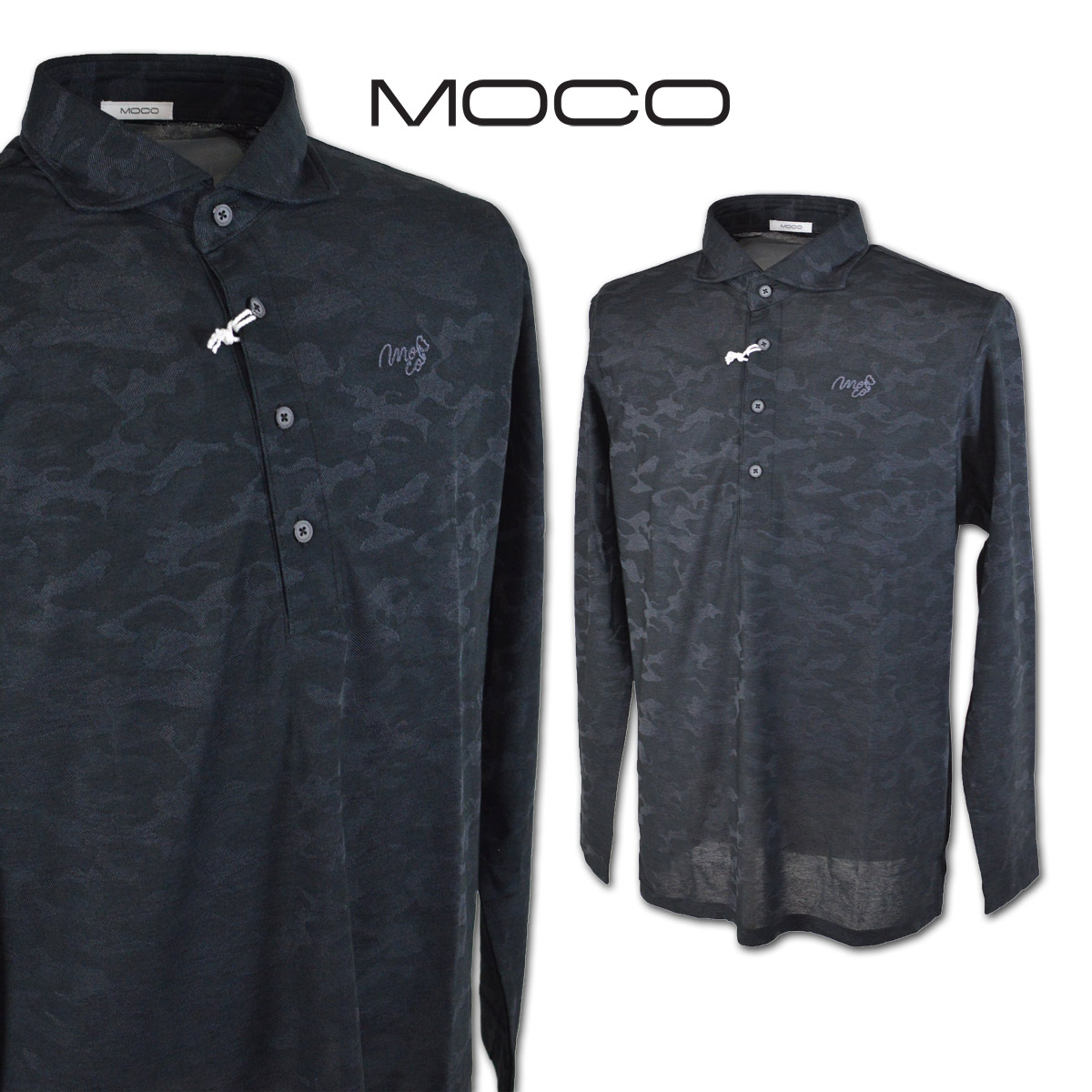 モコ 長袖ポロシャツ メンズ 秋冬用 黒 M L Ll 19 あす楽 送料無料 Moco ゴルフウェア ゴルフウエア ウェア 長袖 ポロ 大きいサイズ かっこいい おしゃれ 新作 プレゼント ギフト 即納 Alittlepeaceofmind Co Uk