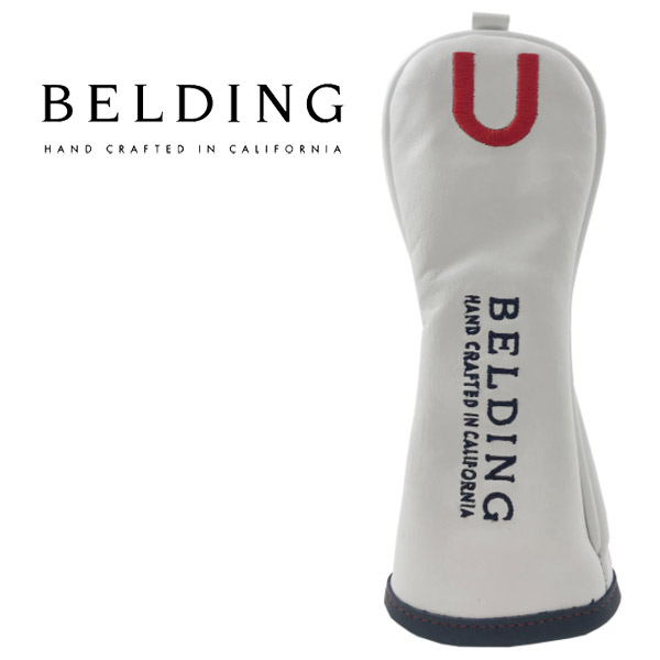 Belding ヘッドカバー メンズ 白 ユーティリティー用 Hbhc ベルディング ゴルフ Ut サーカ プレミアム ドライバー Circa Driver Head Cover かっこいい おしゃれ Golf 高級 レア 本皮 本革 牛革 レザー 賜物