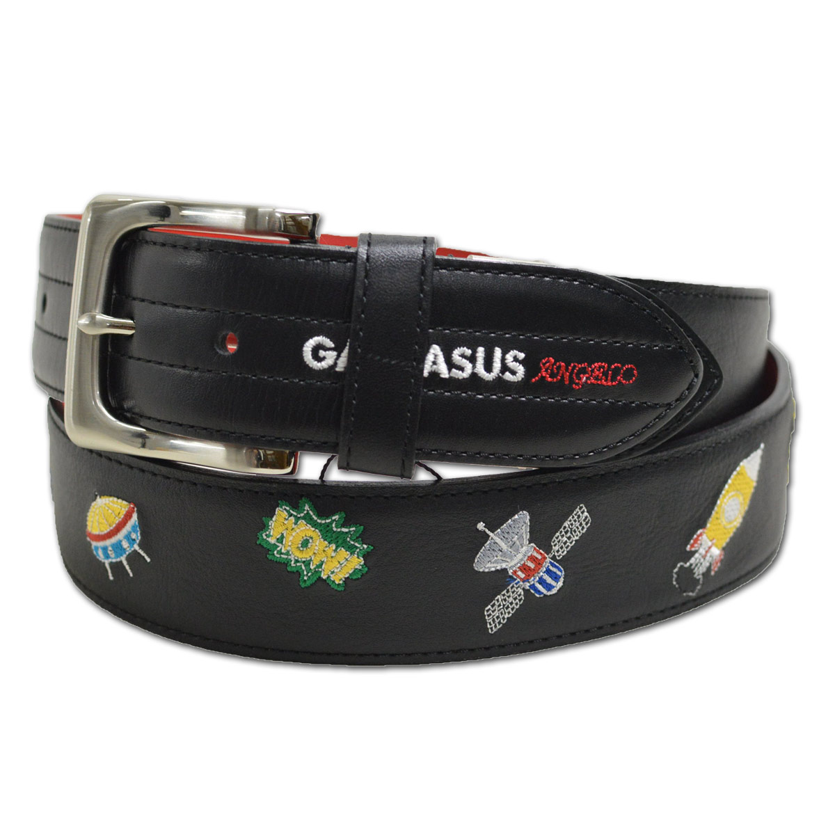 アンジェロ ガルバス ベルト ゆったり 白 15 9102 03 ギフト プレゼント かっこいい ゴルフ Golf Angelo メンズ Garbasus おしゃれ 黒