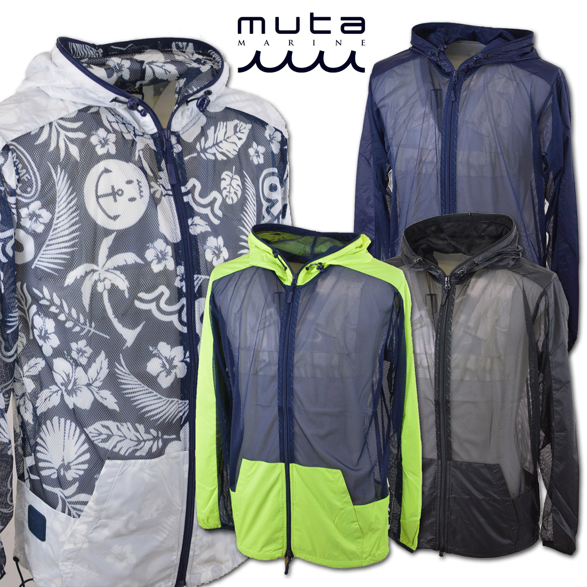 楽天市場】muta MARINE GOLF パーカーブルゾン メンズ 春夏用 イエロー